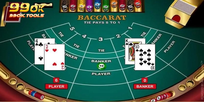 Giao diện chơi Baccarat đẹp mắt, thân thiện và dễ sử dụng